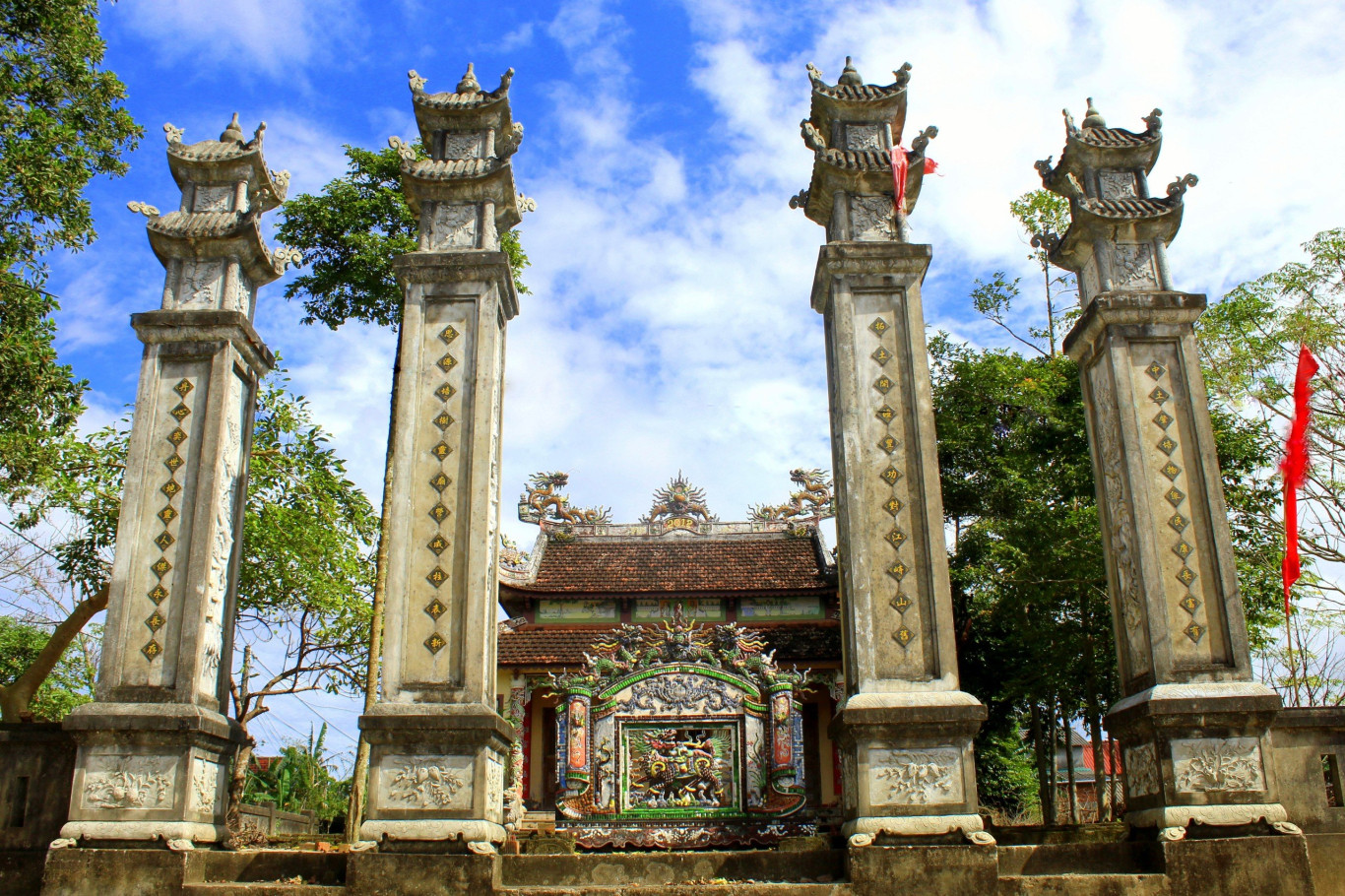 Miếu thờ ng&agrave;i Khai khẩn Trần Duy Ninh - Ảnh: L.V.T.G